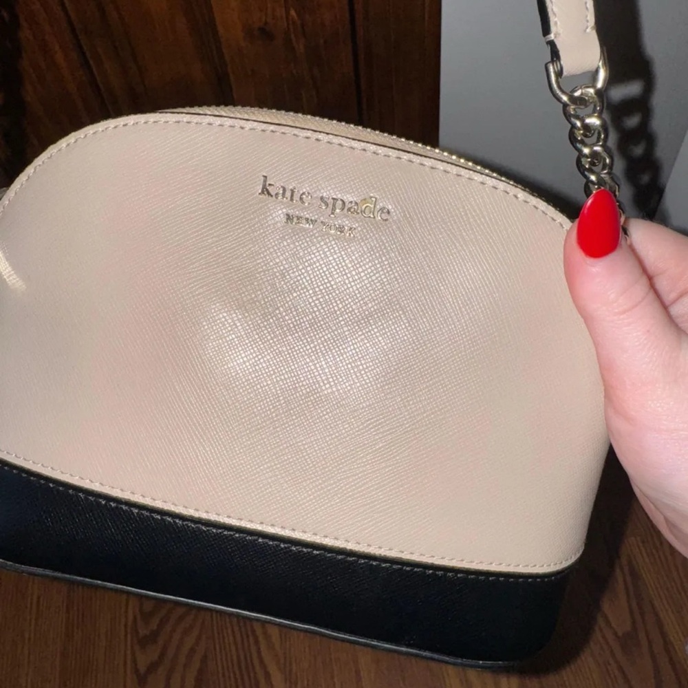 Kate Spade Beige and Black Women's Bag
